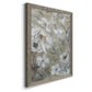 Wildflower Whites - Premium Canvas Framed in Barnwood - Ready to Hang