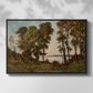 The Banks of the Allier, 1894 - Floater Framed Canvas Print