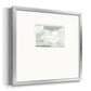 Gray Stone Sky I Premium Framed Print Double Matboard