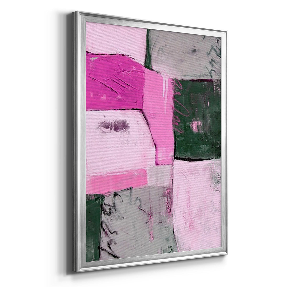 Party Mixer II - Modern Framed Canvas Print