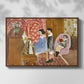 The Piano Lesson, 1923 - Floater Framed Canvas Print