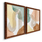 Spring Shapes I - Premium Framed Canvas 2 Piece Set - Ready to Hang