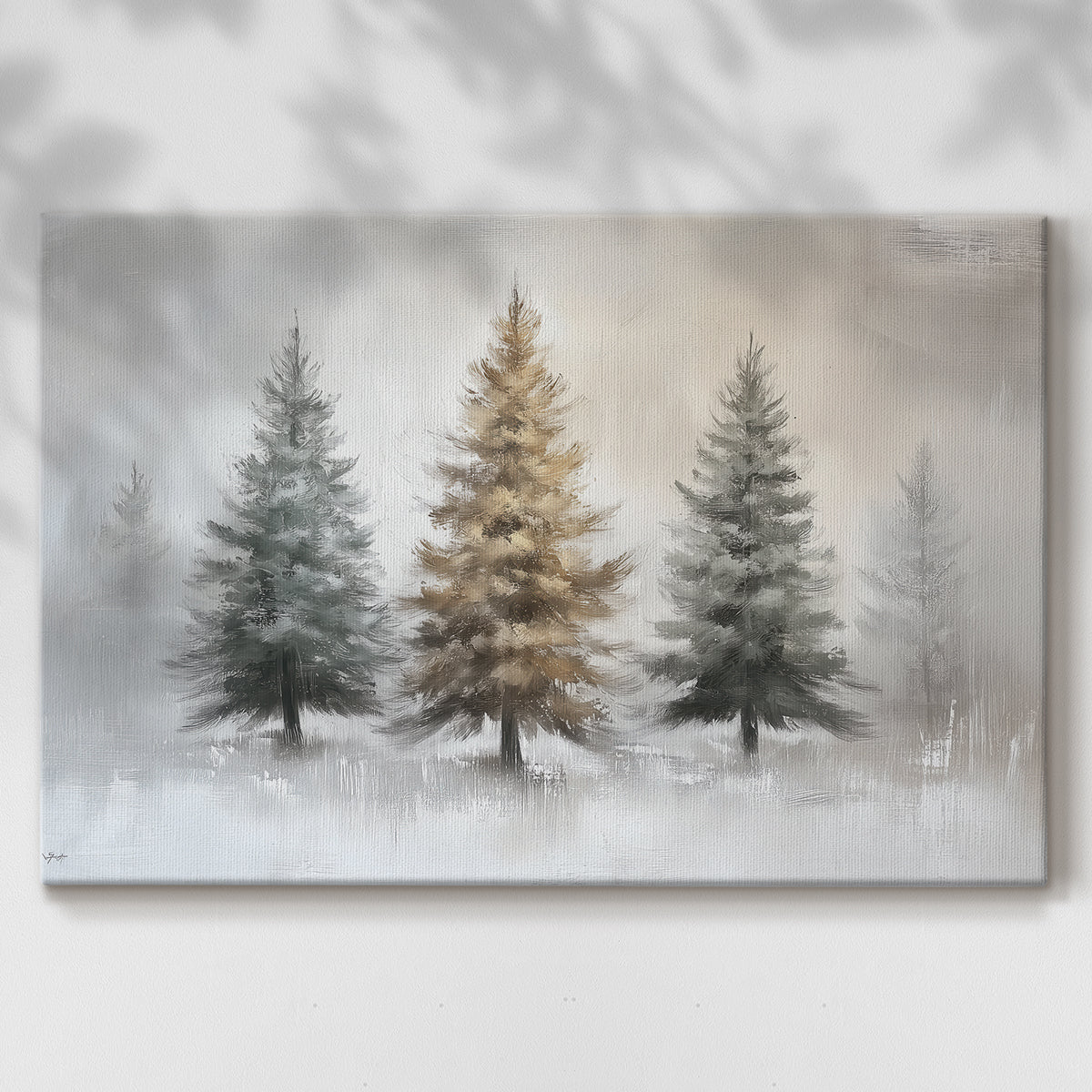Pearled Lantern Whisper - Canvas Art Print