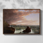 Views Across Frenchman's Bay from Mt. Desert Island, After a Squall, 1845 - Floater Framed Canvas Print