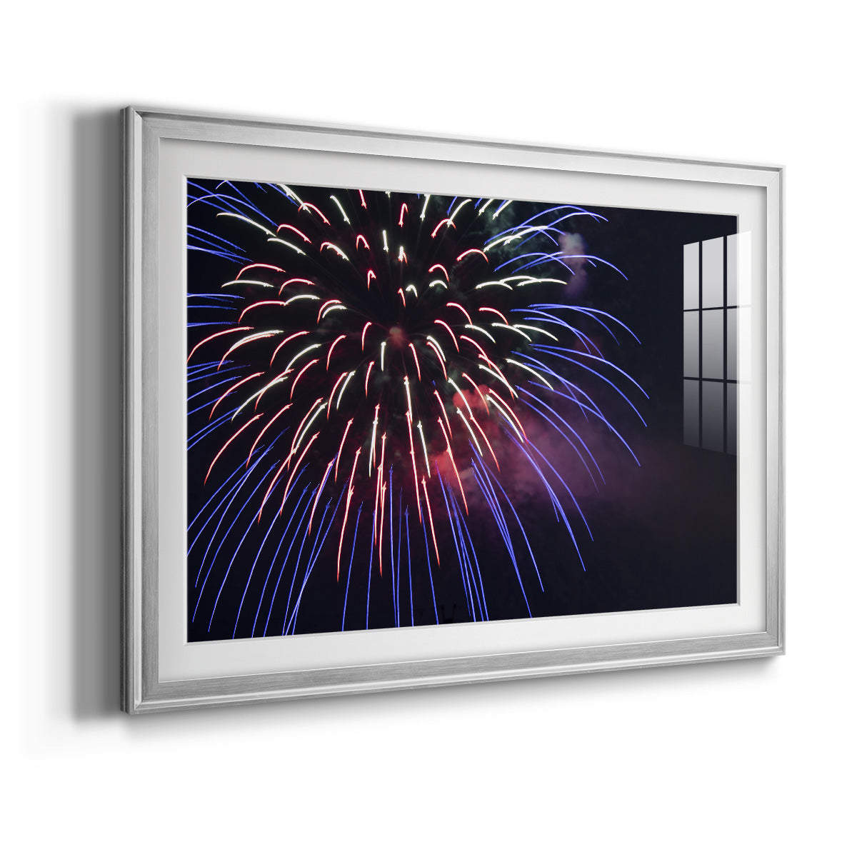 Sky Flower - Modern Framed Art Print