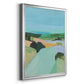 Bright Colored Countryside IV - Modern Framed Canvas Print