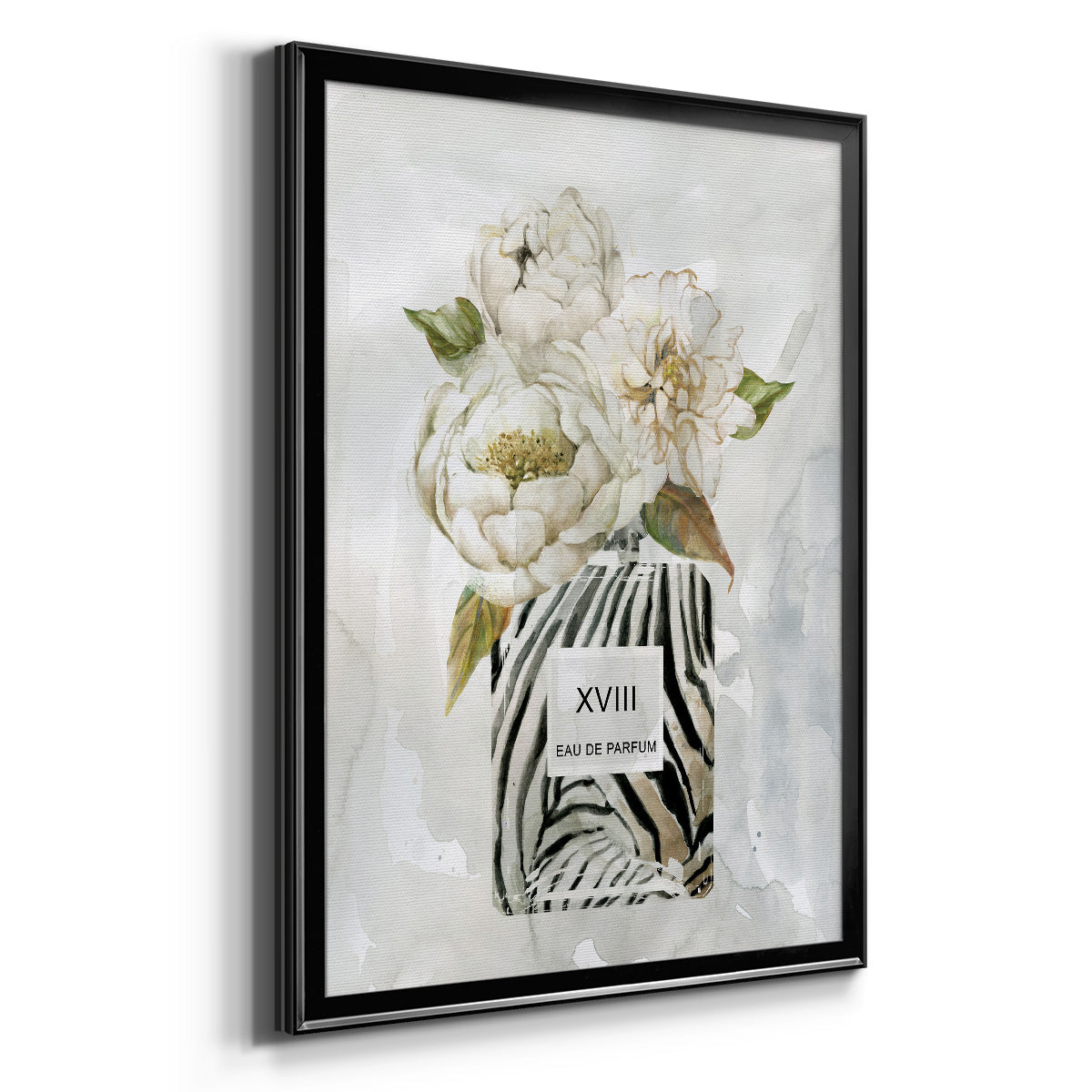 Feminine Wilds II - Modern Framed Canvas Print