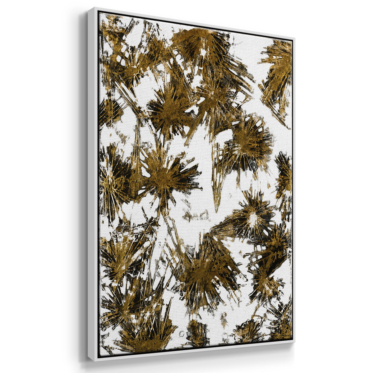 Fireworks Framed Premium Gallery Wrapped Canvas - Ready to Hang