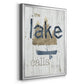 Lake Calls Me - Modern Framed Canvas Print