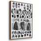 Grey Arches I - Floater Framed Canvas Set