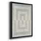 Inner Hall II - Modern Framed Canvas Print