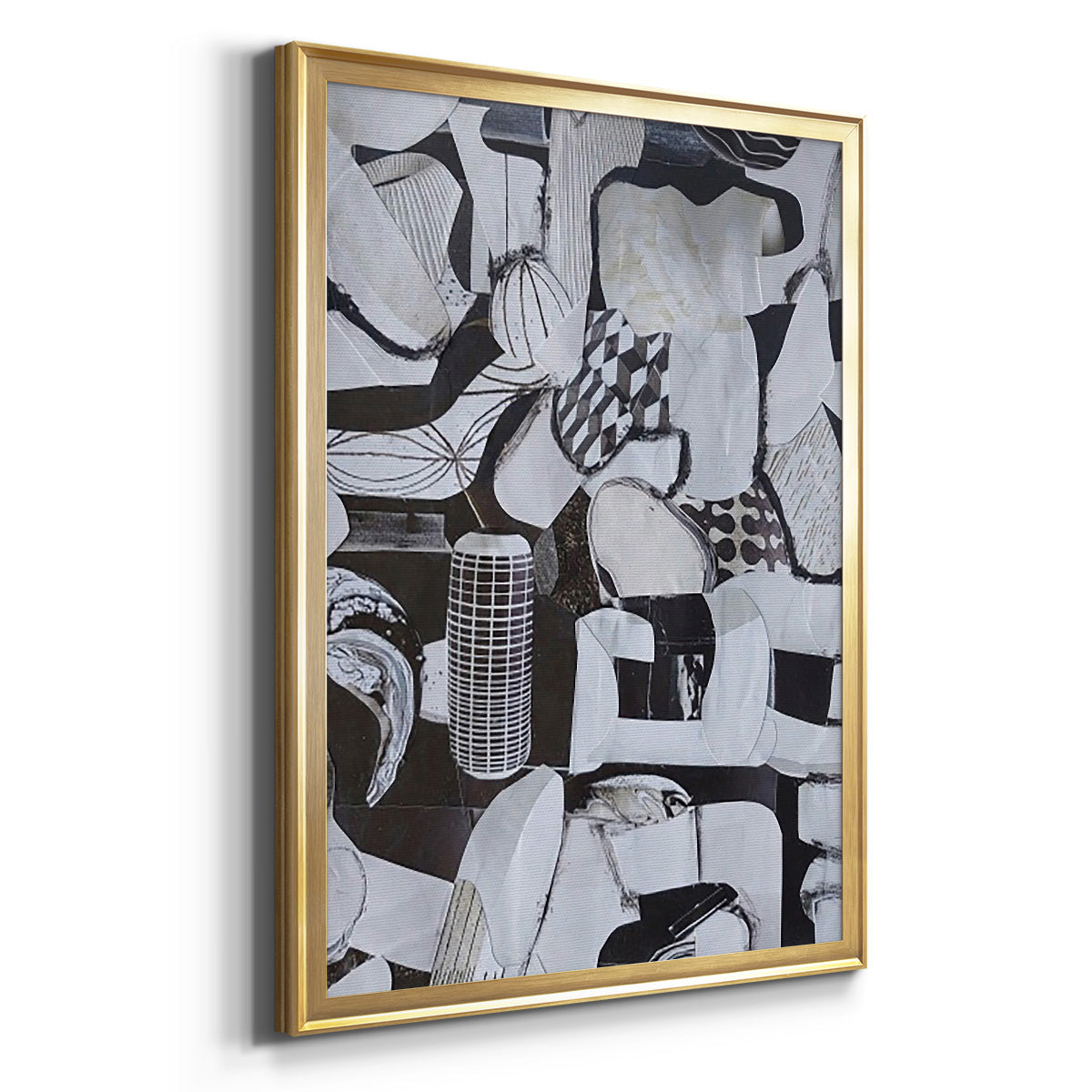 Beverlywood City Forms - Modern Framed Canvas Print