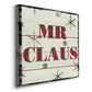 Mr. Claus-Premium Gallery Wrapped Canvas - Ready to Hang