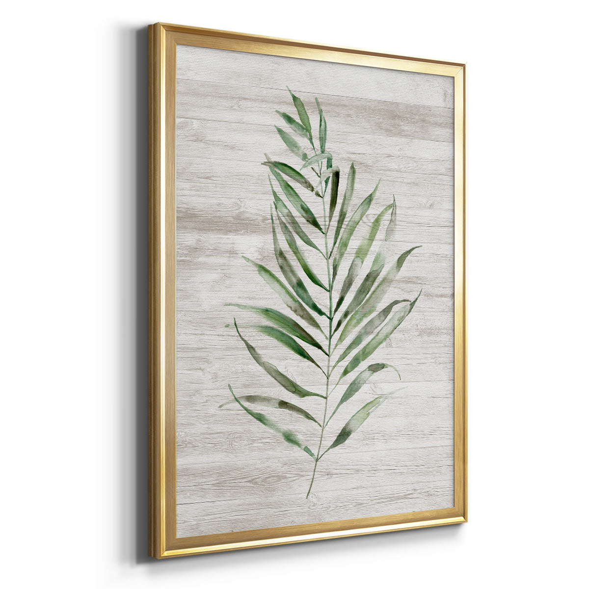 Tropic Frond II - Modern Framed Canvas Print