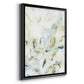 Ice Scribe II - Modern Framed Canvas Print