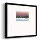 Sunset Snowfall II Premium Framed Print Double Matboard