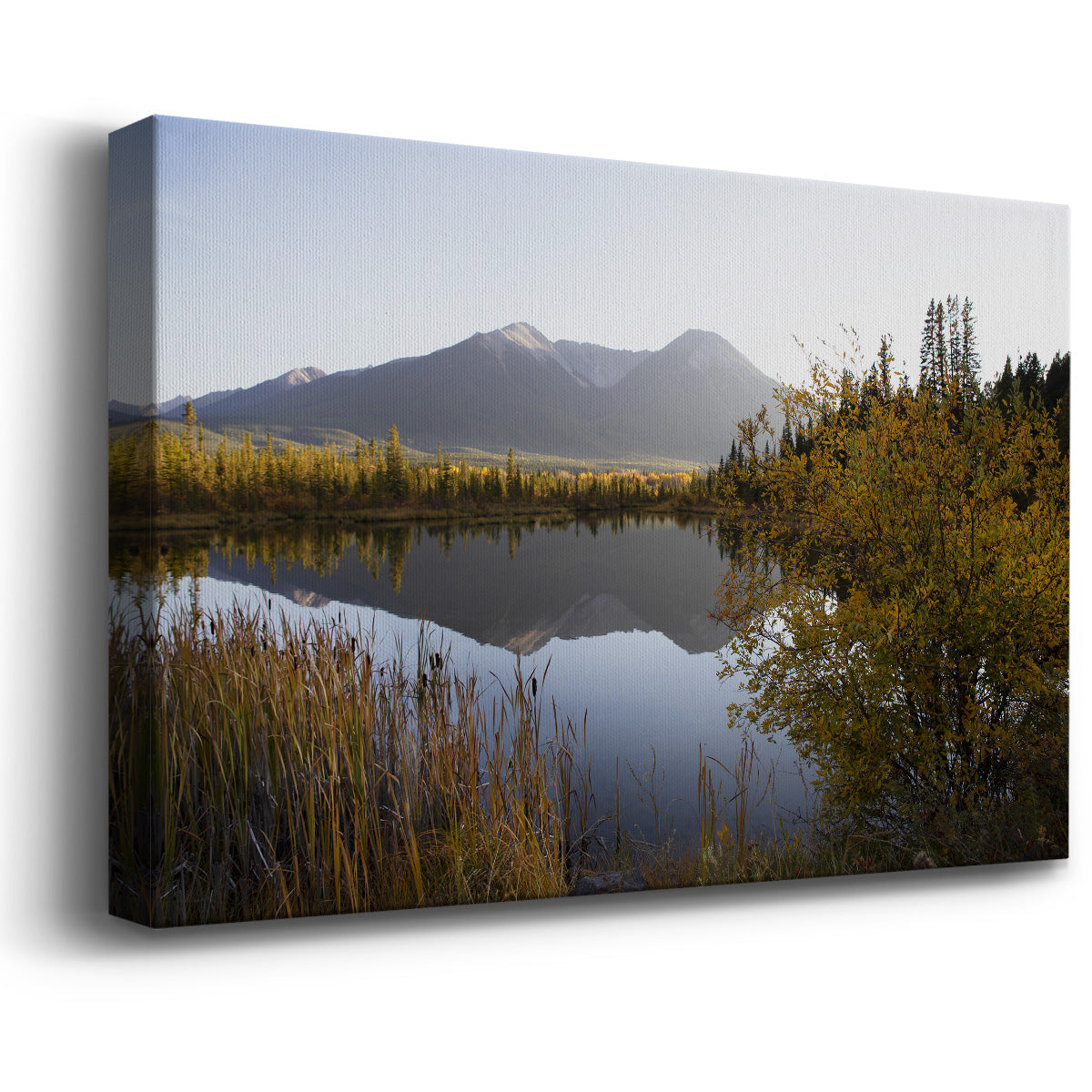 Low Light on Vermillion Premium Gallery Wrapped Canvas - Ready to Hang