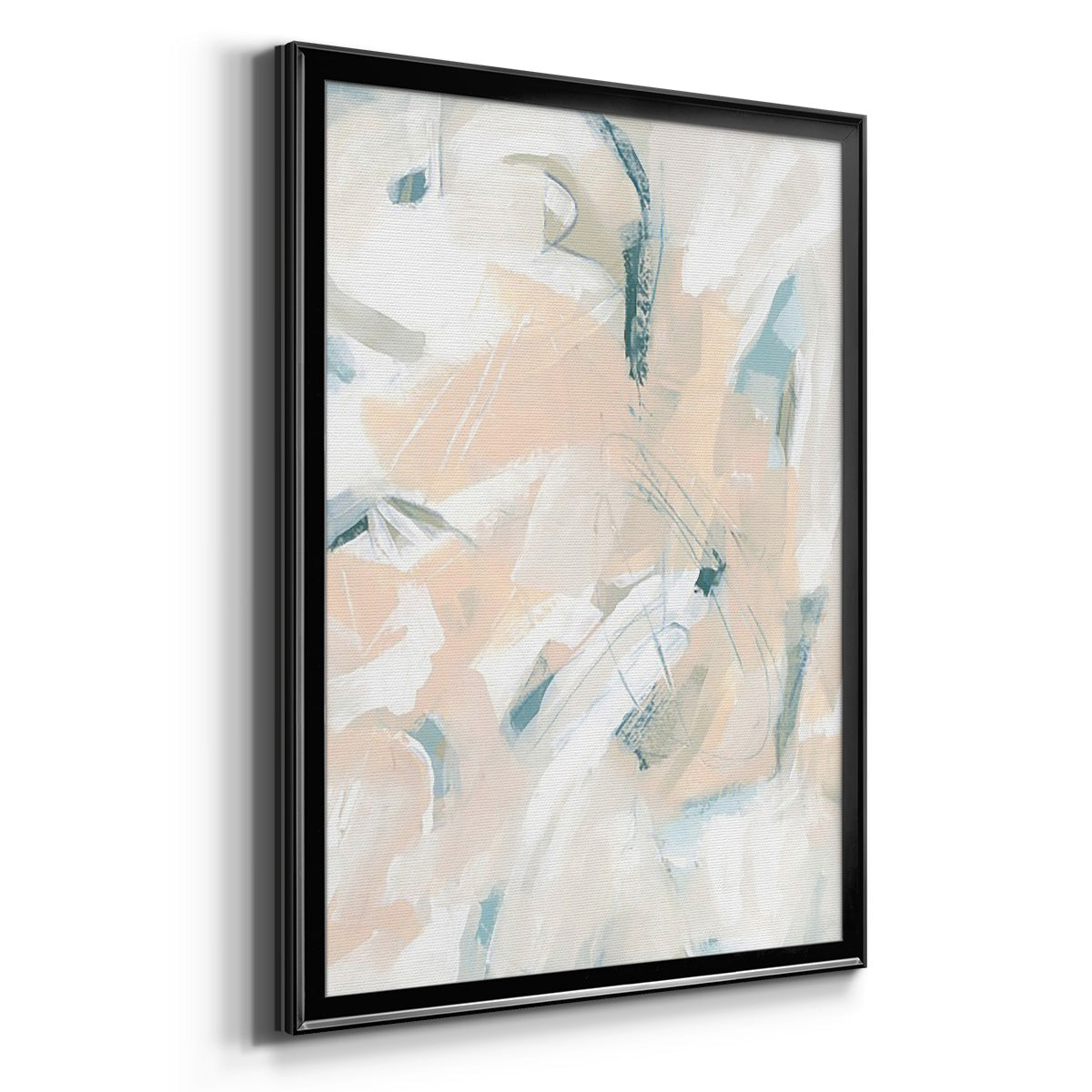 Sandstone Engraving II - Modern Framed Canvas Print