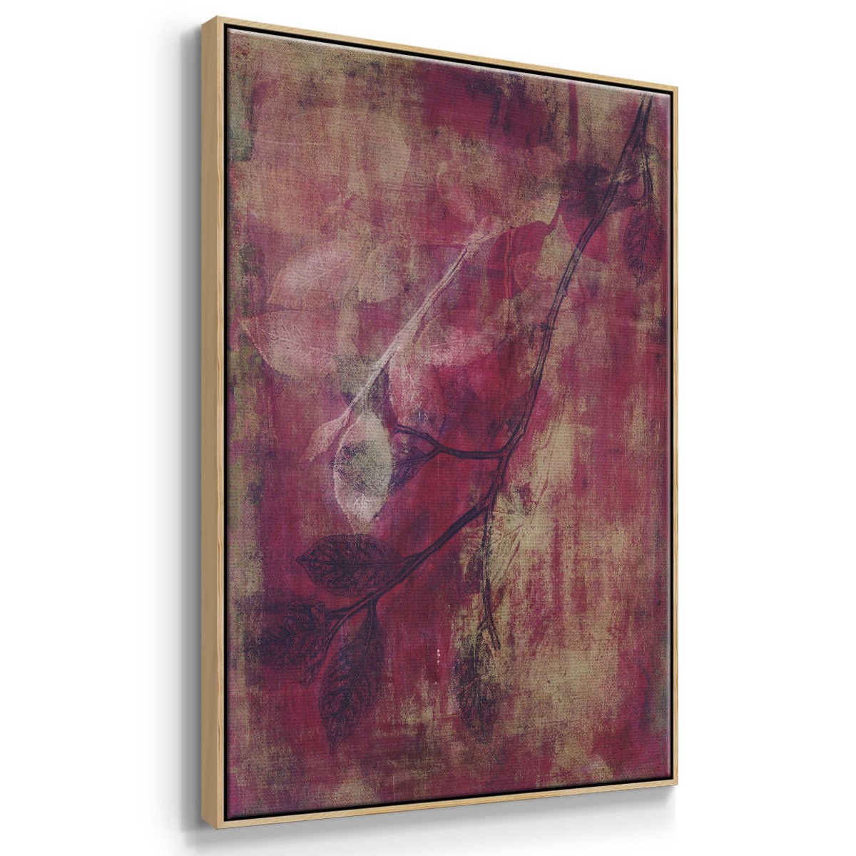 Branching Out XVII - Framed Premium Gallery Wrapped Canvas L Frame - Ready to Hang