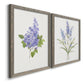 Dainty Botanical Lilac - Premium Framed Canvas 2 Piece Set - Ready to Hang