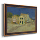 The Yellow House - Ornate Framed Canvas Print