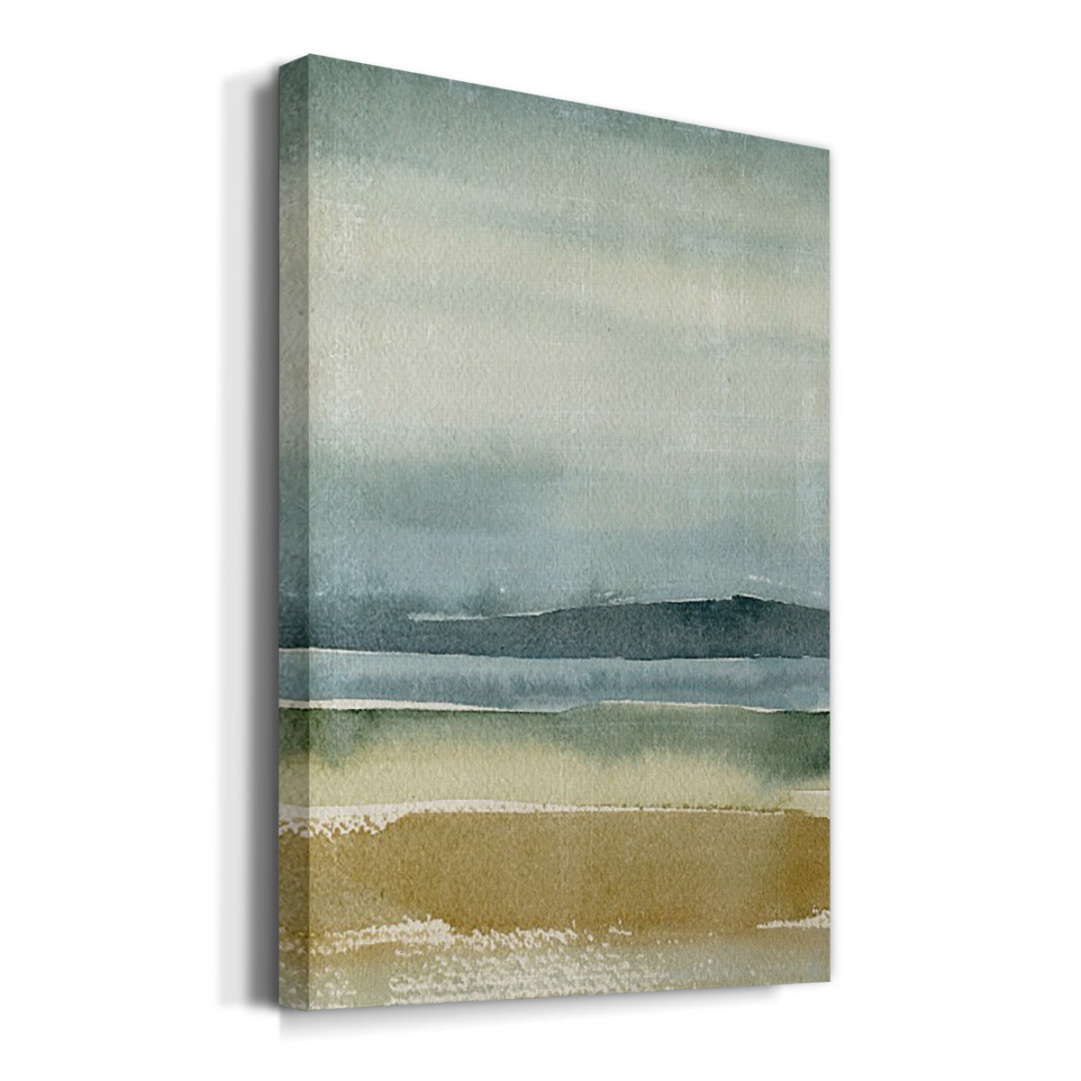 Ochre Outlook I Premium Gallery Wrapped Canvas - Ready to Hang