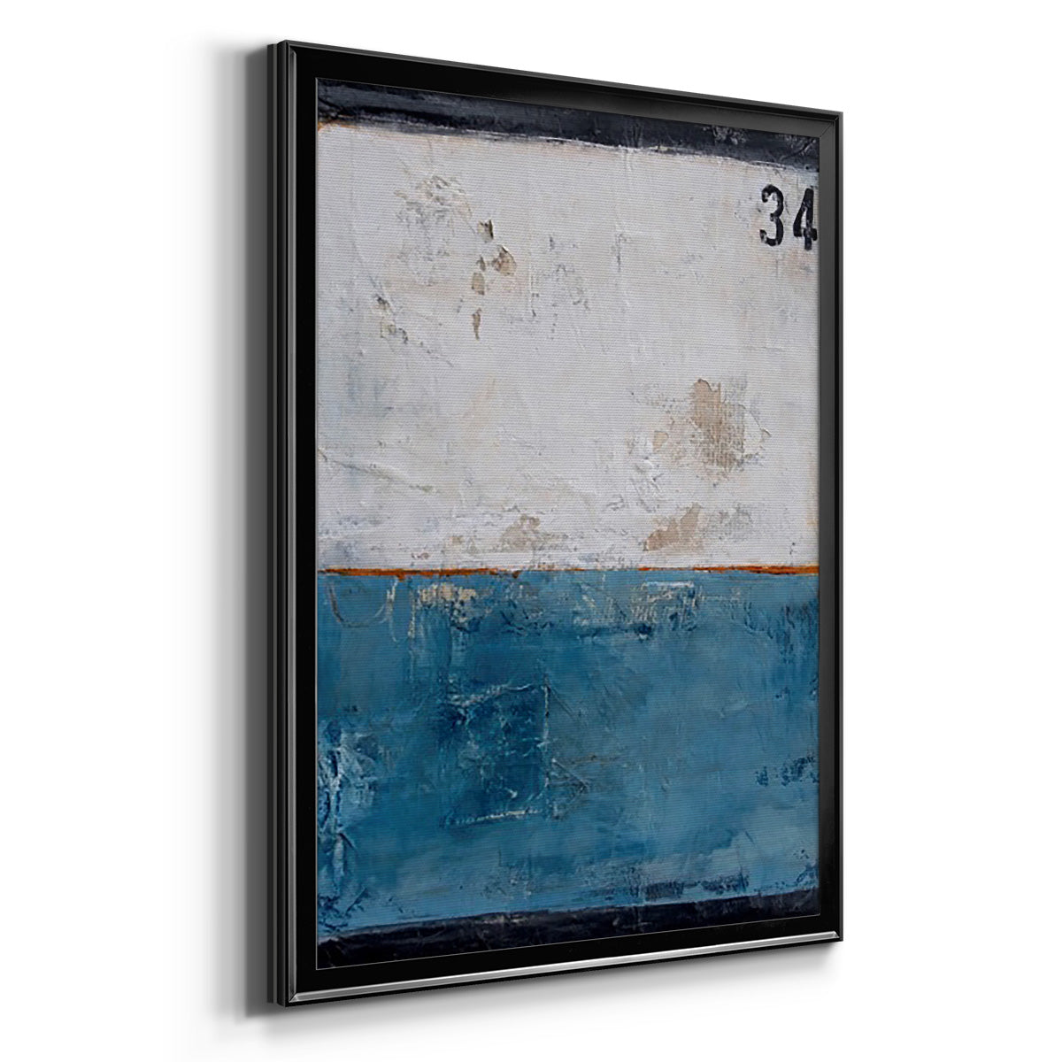 Take 34 - Modern Framed Canvas Print