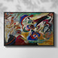Fragment 2 for Composition VII, 1913 - Floater Framed Canvas Print