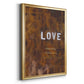 Love Never Fails I - Modern Framed Canvas Print