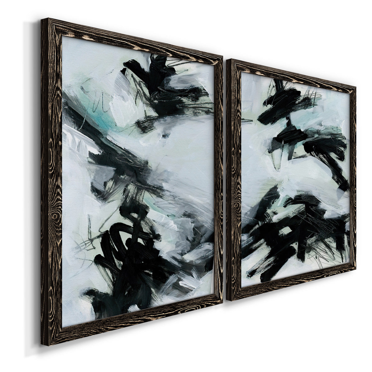 Ocean Current I - Premium Framed Canvas 2 Piece Set - Ready to Hang