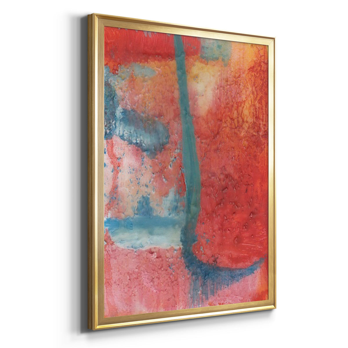 Spring Step II - Modern Framed Canvas Print