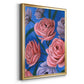 Layered Petals I - Modern Framed Canvas Print