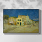 The Yellow House (The Street), 1888 - Floater Framed Canvas Print