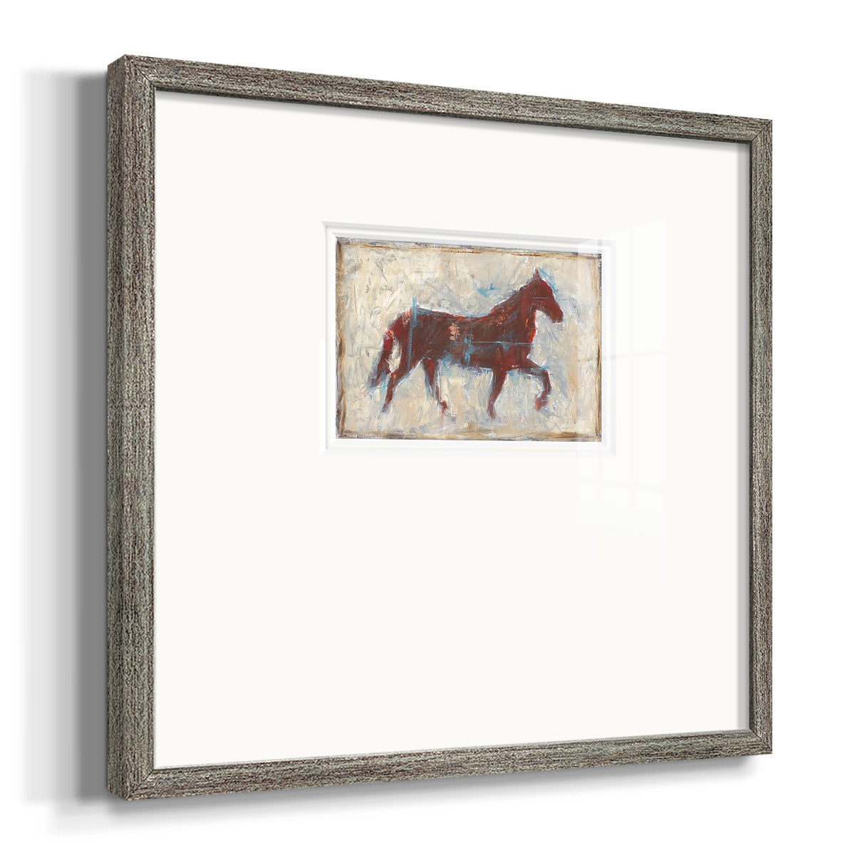 Iron Equine II Premium Framed Print Double Matboard