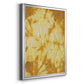 Turmeric Sunrise II - Modern Framed Canvas Print