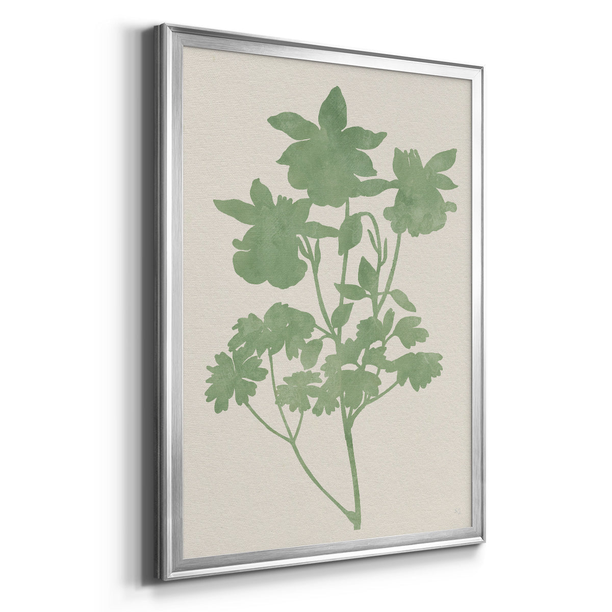 Vintage Garden I - Modern Framed Canvas Print