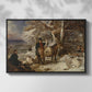 The Day's Sport, 1826 - Floater Framed Canvas Print