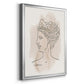 Greek Busts VI - Modern Framed Canvas Print