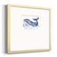 Whale Love I Premium Framed Print Double Matboard