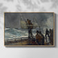 The Signal of Distress, c. 1896 - Floater Framed Canvas Print