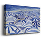 Candy Bowl Prussian Blue - Canvas Art Print