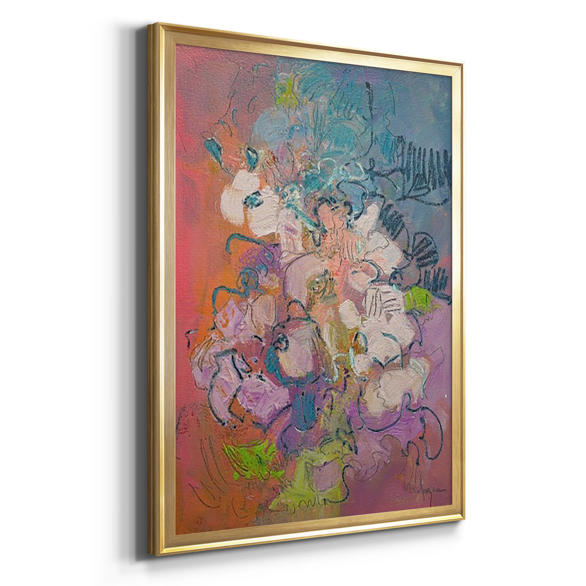 Archipelago - Modern Framed Canvas Print
