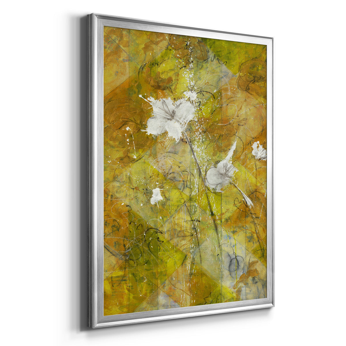 Beauty Amidst Chaos - Modern Framed Canvas Print