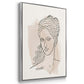 Greek Busts IV - Framed Premium Gallery Wrapped Canvas L Frame 3 Piece Set - Ready to Hang