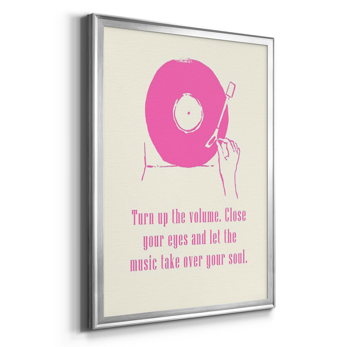 Sweet Melody III - Modern Framed Canvas Print