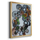 Amelia Island Stones - Modern Framed Canvas Print