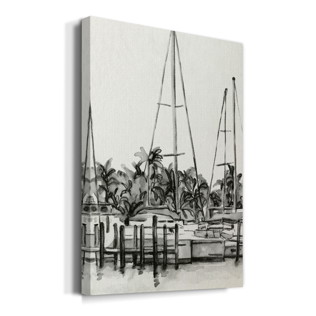 Neutral Tropics I Premium Gallery Wrapped Canvas - Ready to Hang