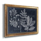 Foliage on Navy V Premium Framed Canvas- Ready to Hang