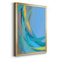 Circulating Flow I - Modern Framed Canvas Print