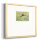 Resting Sparrow- Premium Framed Print Double Matboard